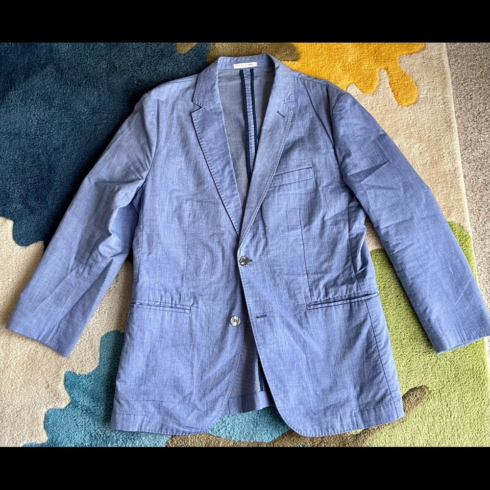 Zara Sports Coat (Light Blue) (Used)